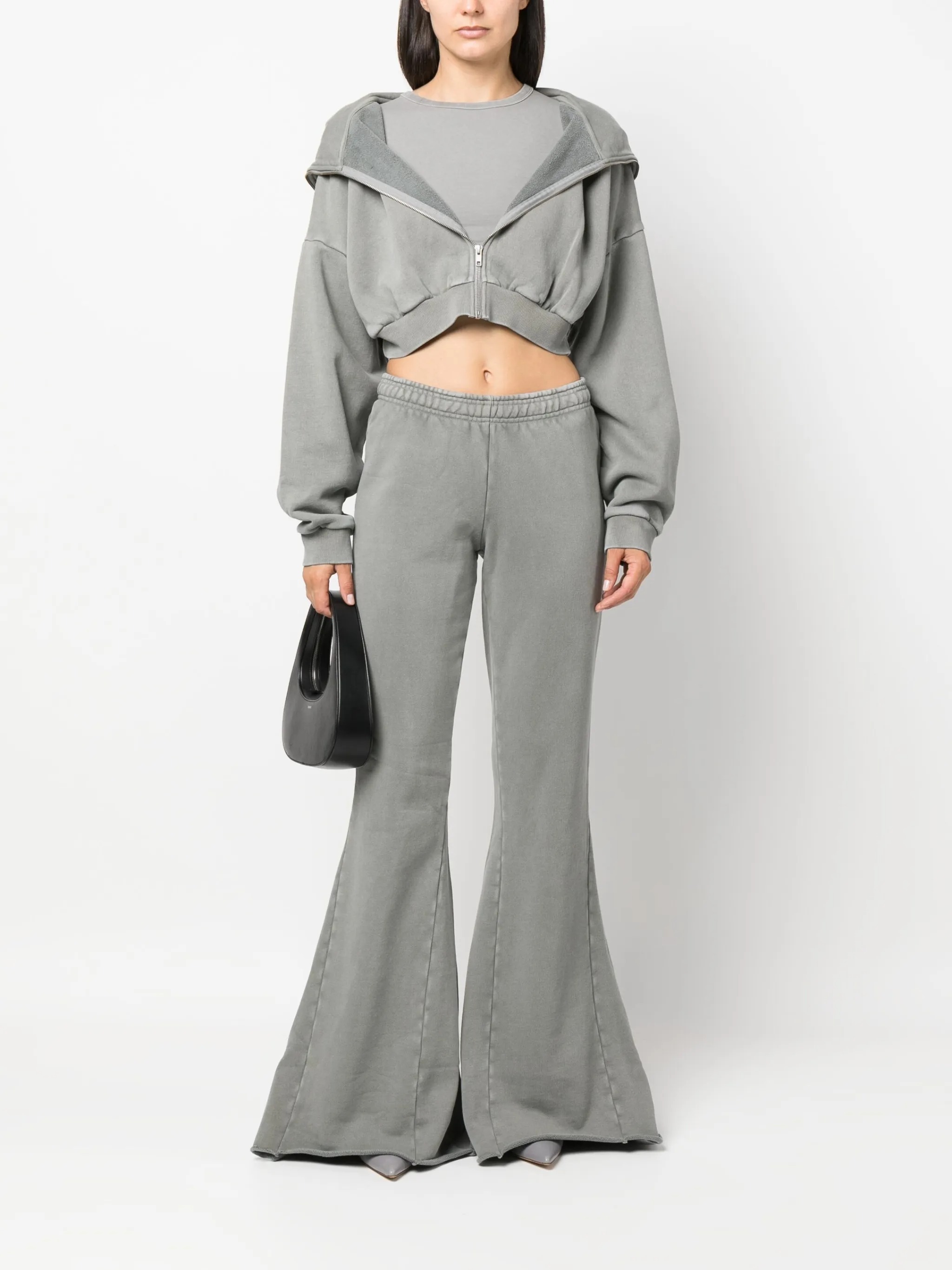 Entire Studios Micro Tee In Gray