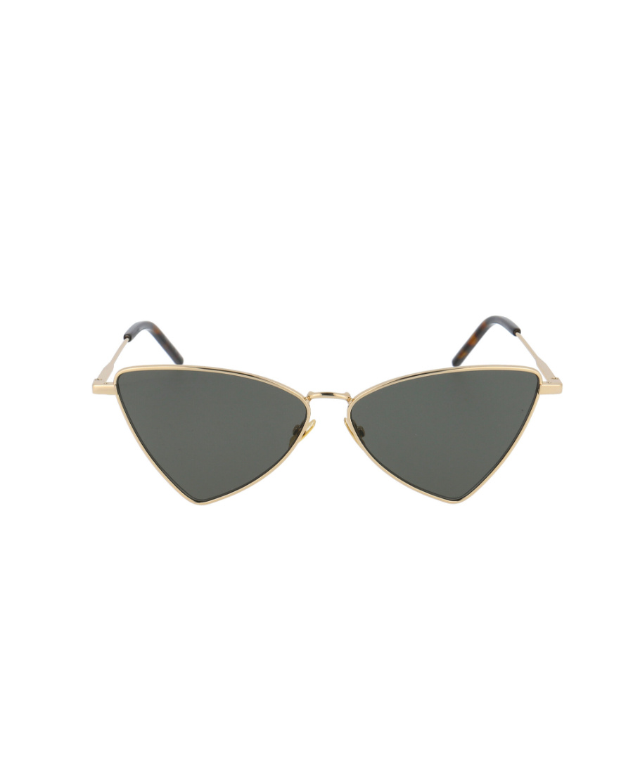 Saint Laurent Jerry Geometrical Frame Sunglasses In Gray