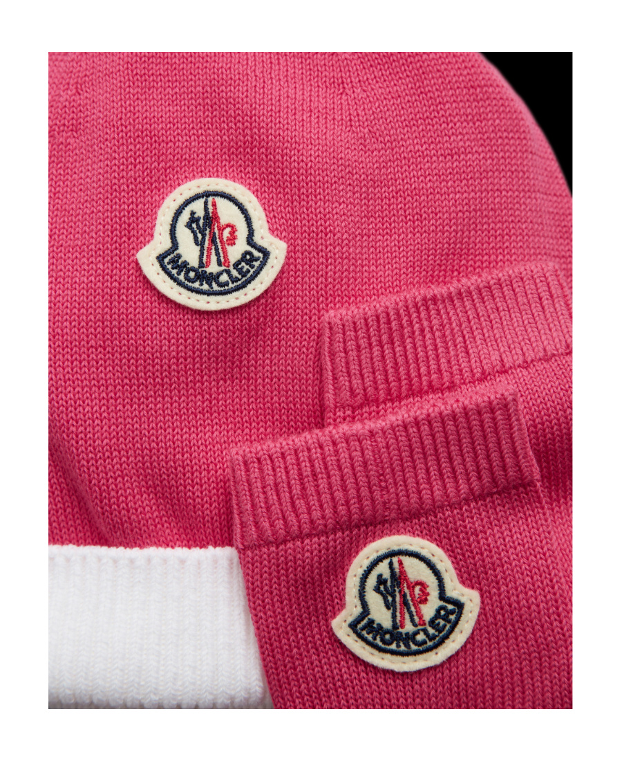 Moncler Cotton Set In Red