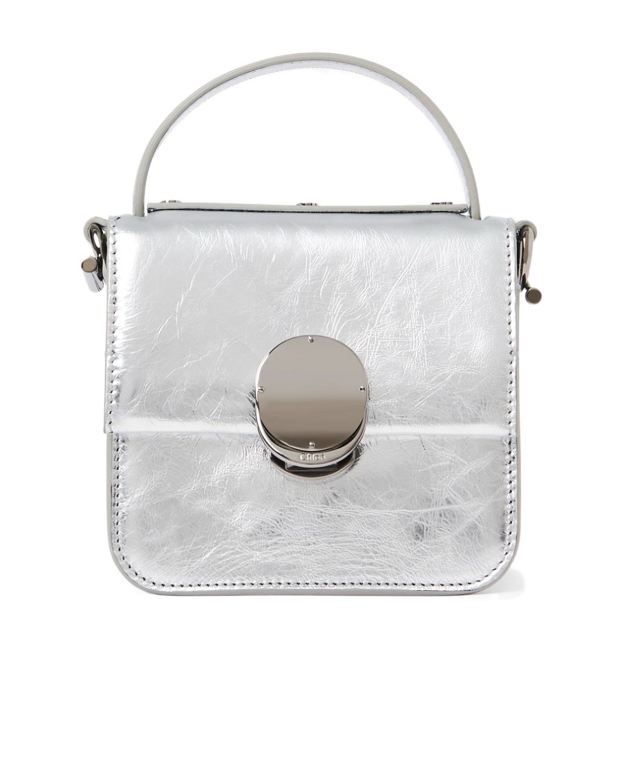 Chloé Penelope Miniature Flip Mini Bag In Gray