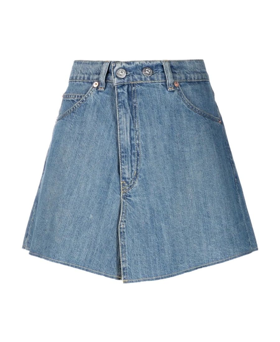 Our Legacy Medium-wash Denim Skirt In Blue