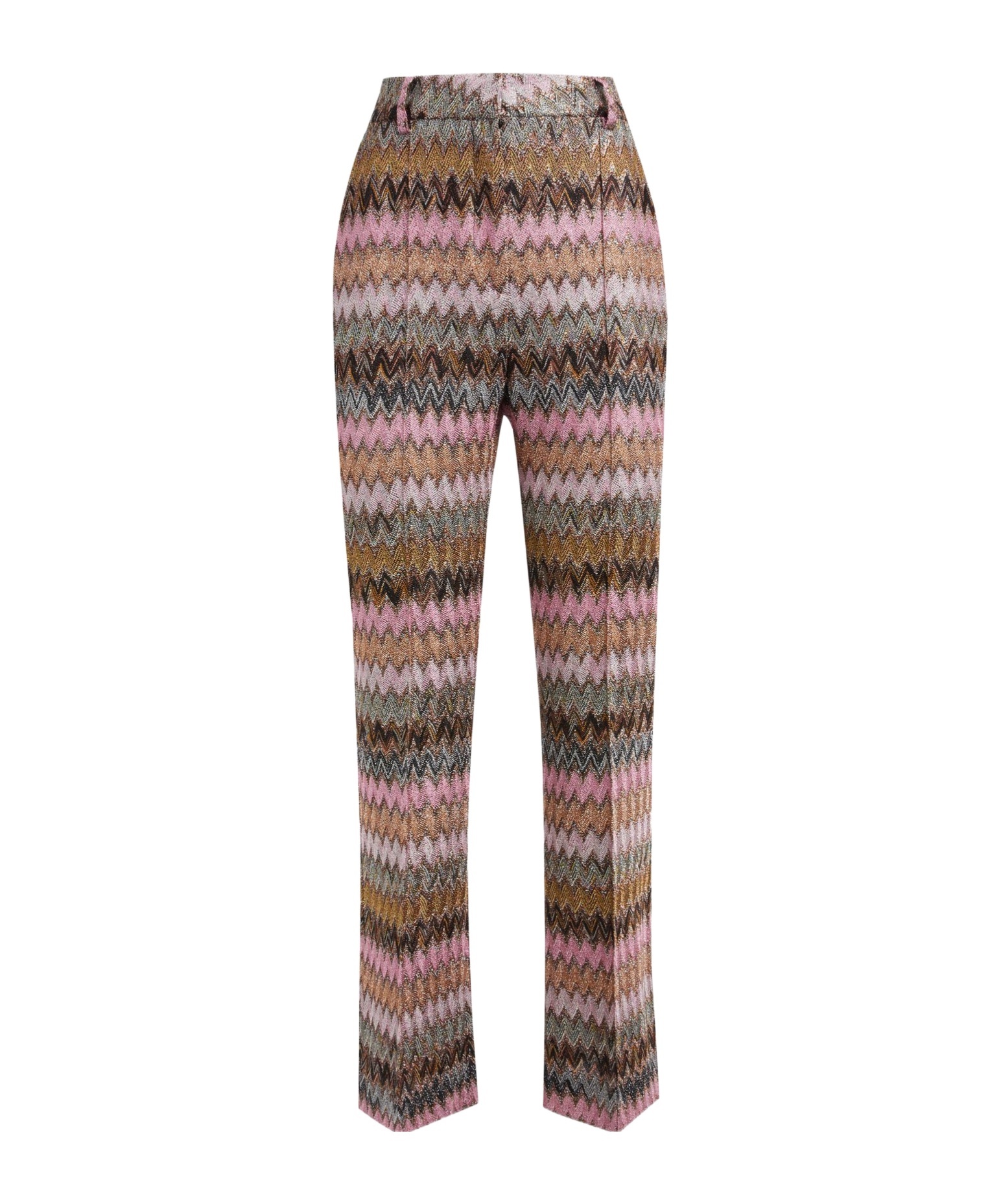 Missoni Trousers With Zig Zag Pattern In Multi-color
