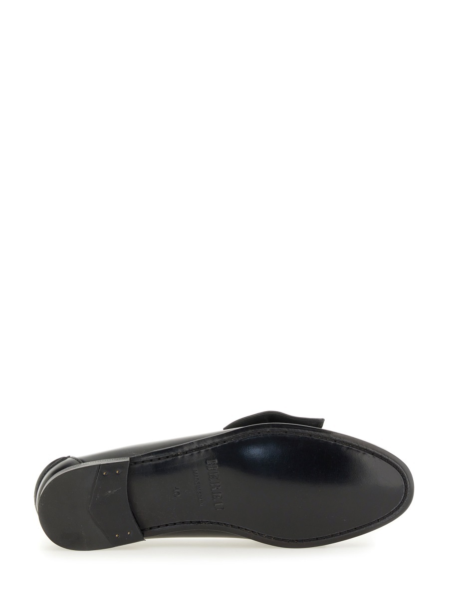 Hereu Bow-detail Loafers In Black