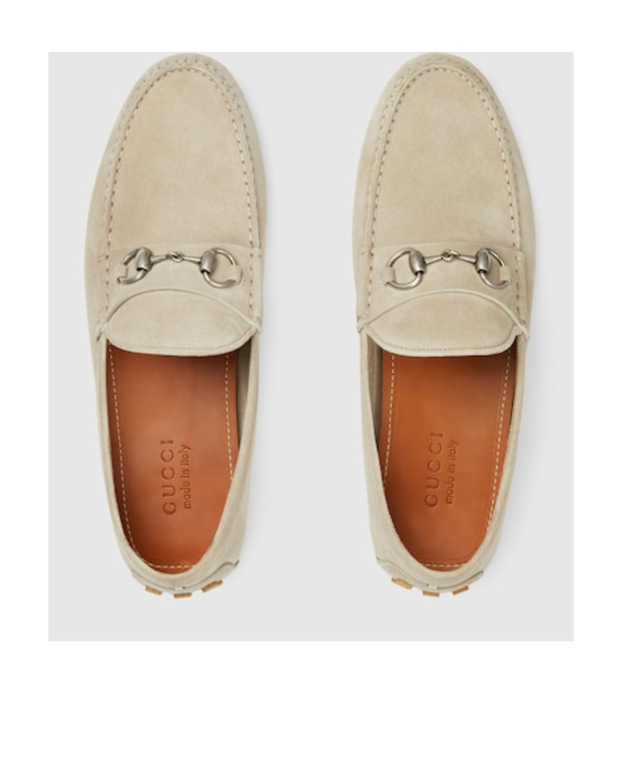 GUCCI HORSEBIT SUEDE DRIVING SHOES