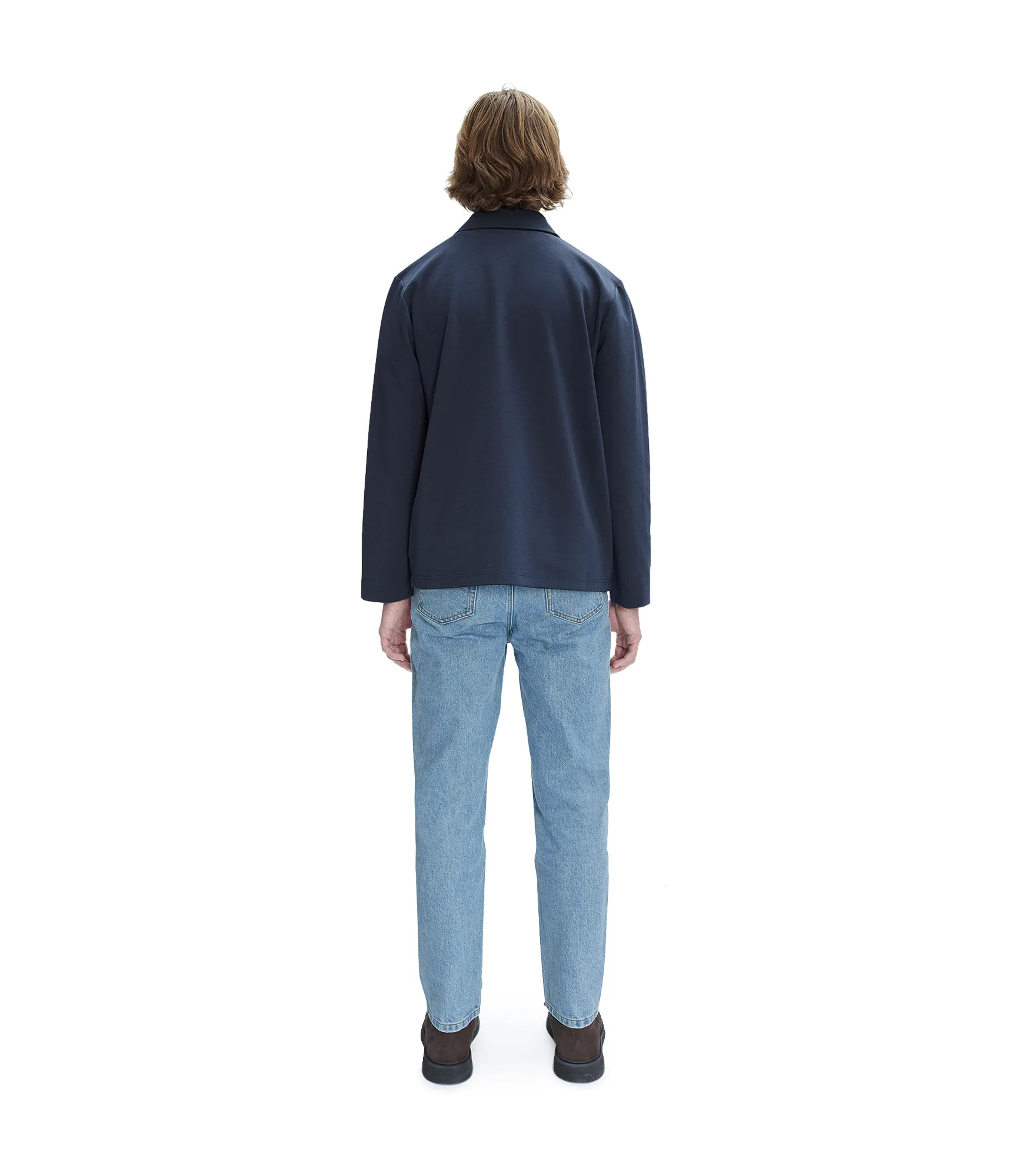 Apc A.p.c. Long-sleeved Button-up Jacket In Black