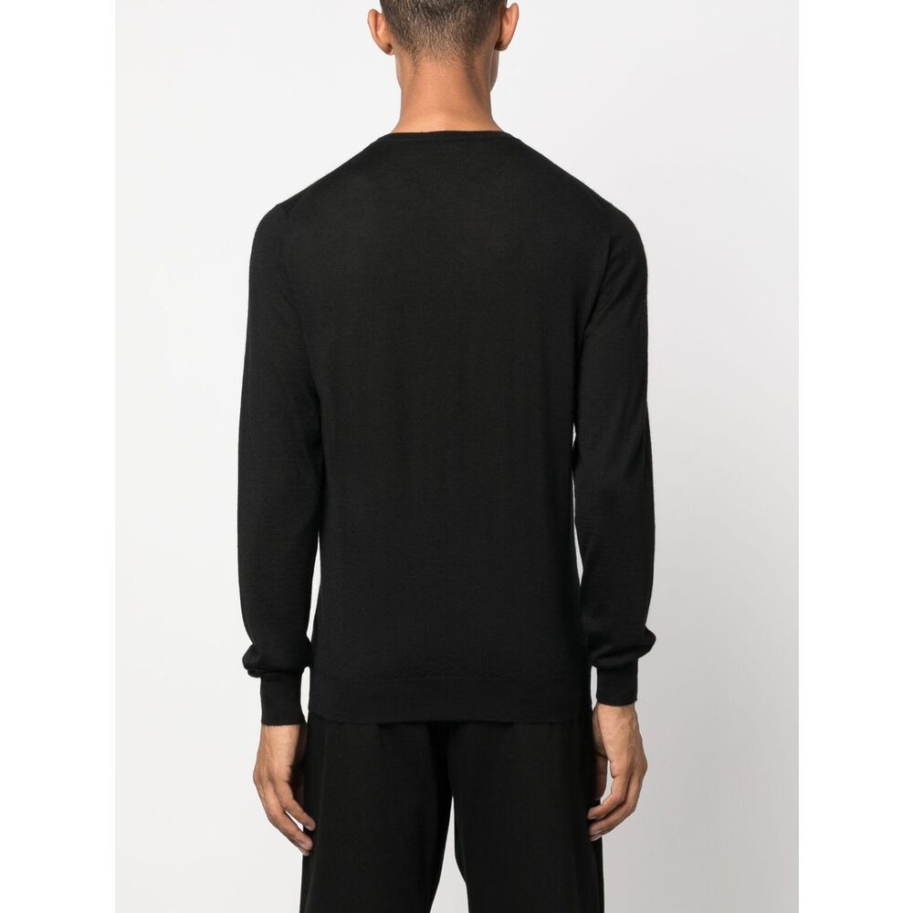 Fedeli Black Sweaters In Black