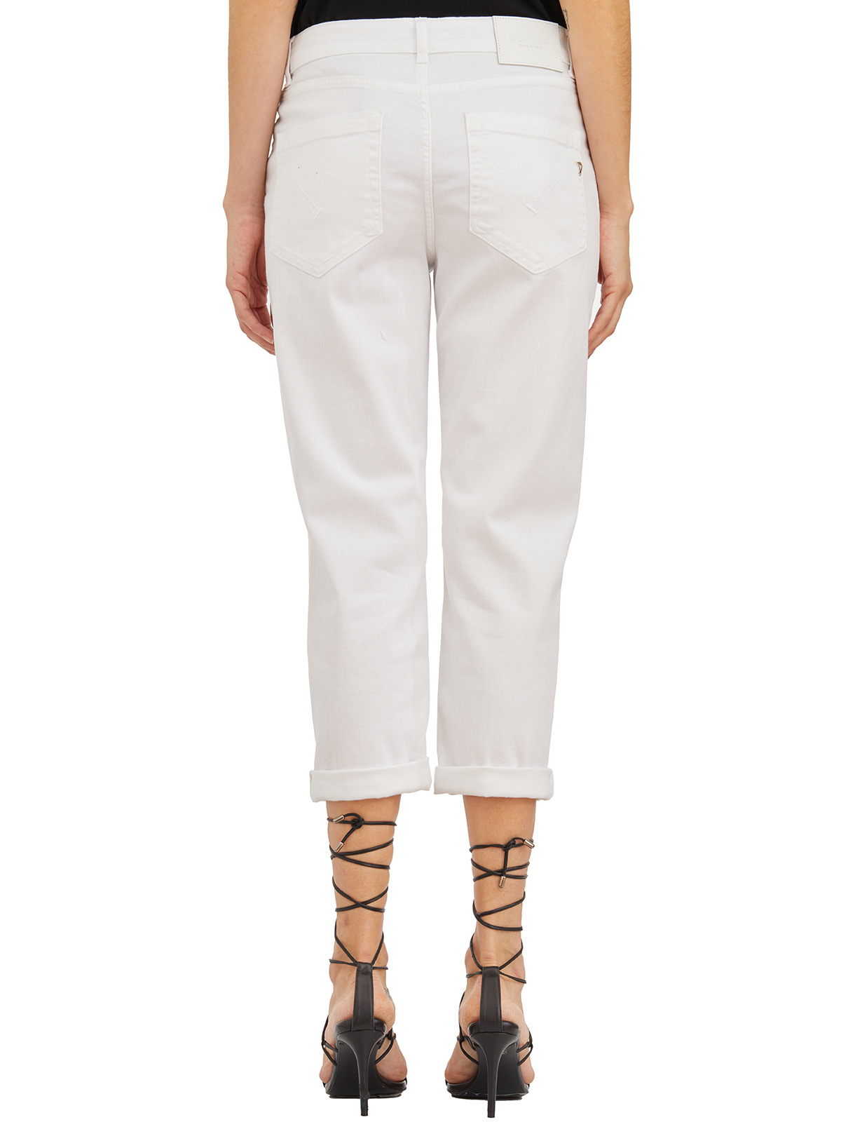 Dondup Jeans In Denim Mod.koons Gioiello In White