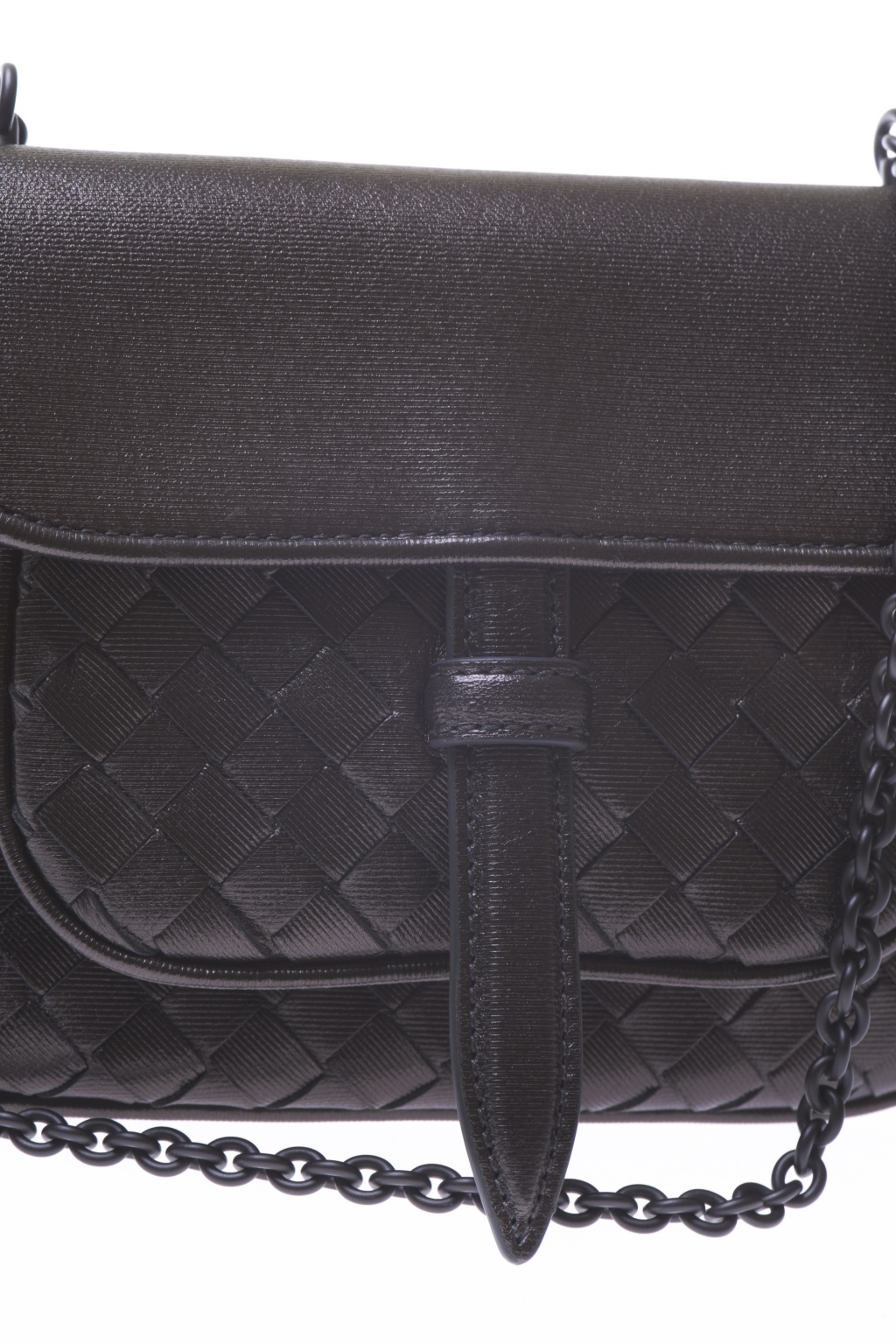 BOTTEGA VENETA LOGO SHOULDER BAG