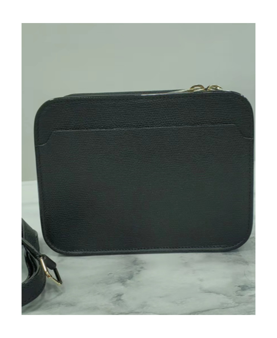 Valextra Logo Shoulder Bag In Green