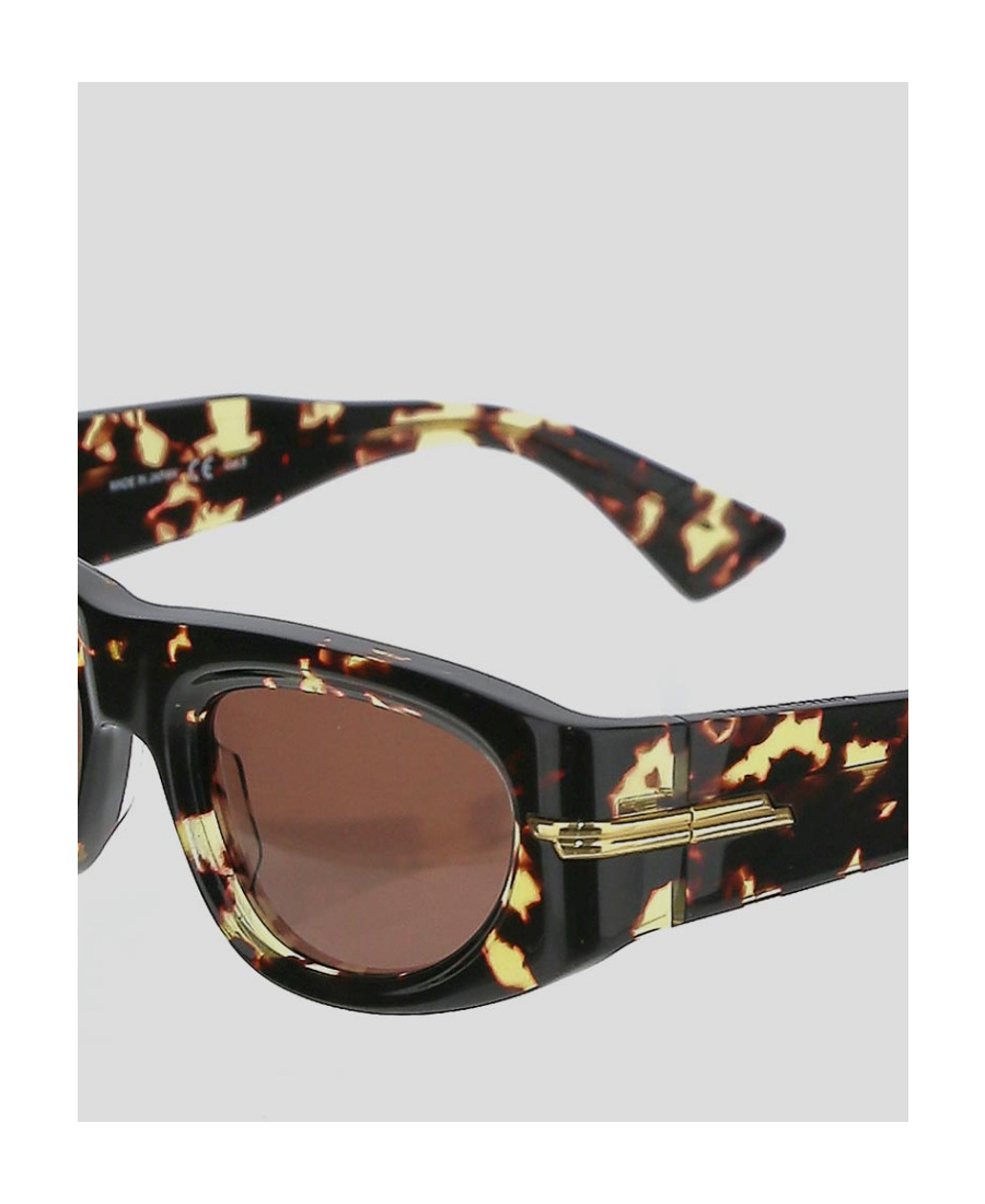 Bottega Veneta Cat-eye Frame Sunglasses In Brown
