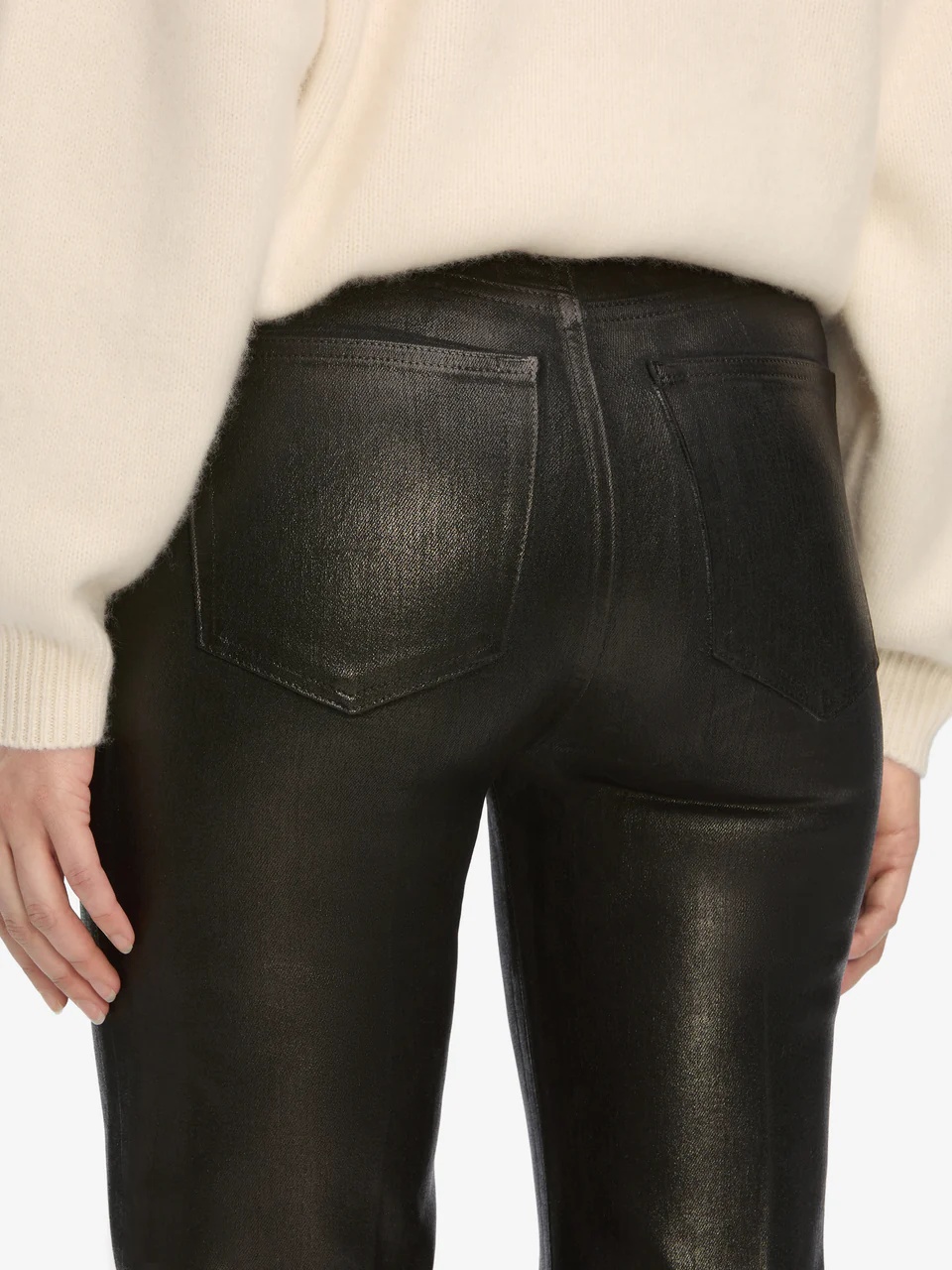 Frame High-waisted Straight-leg Jeans In Brown