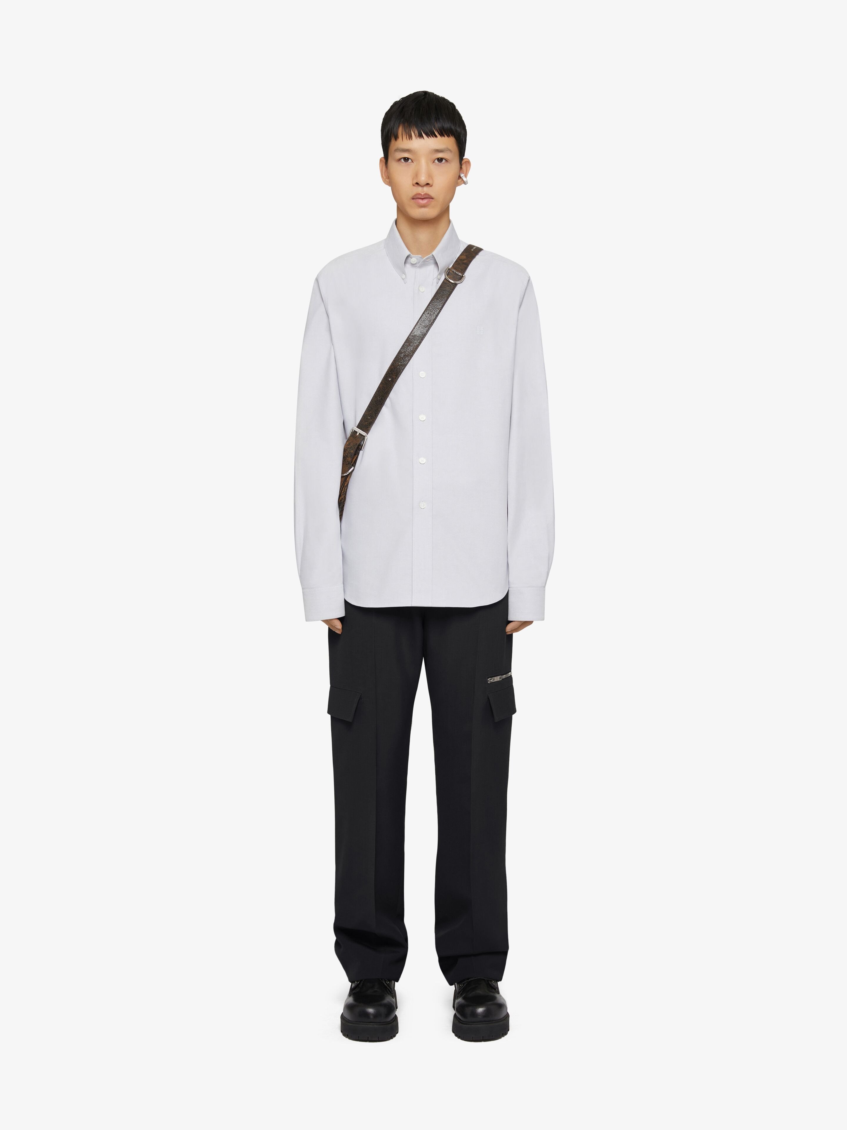 Givenchy Camicia In Cotone In Gray