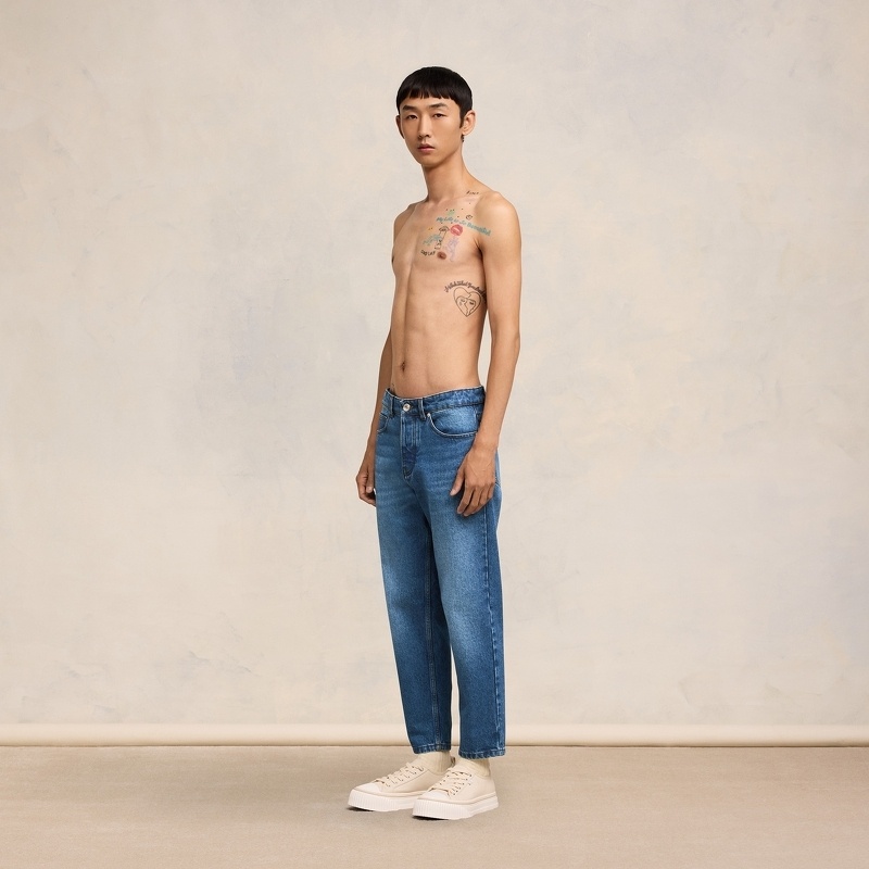 Ami Alexandre Mattiussi Ami Paris Jeans In Blue