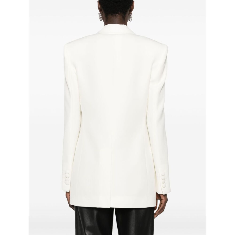 Stella Mccartney Long Sleeved Suit Jacket In White