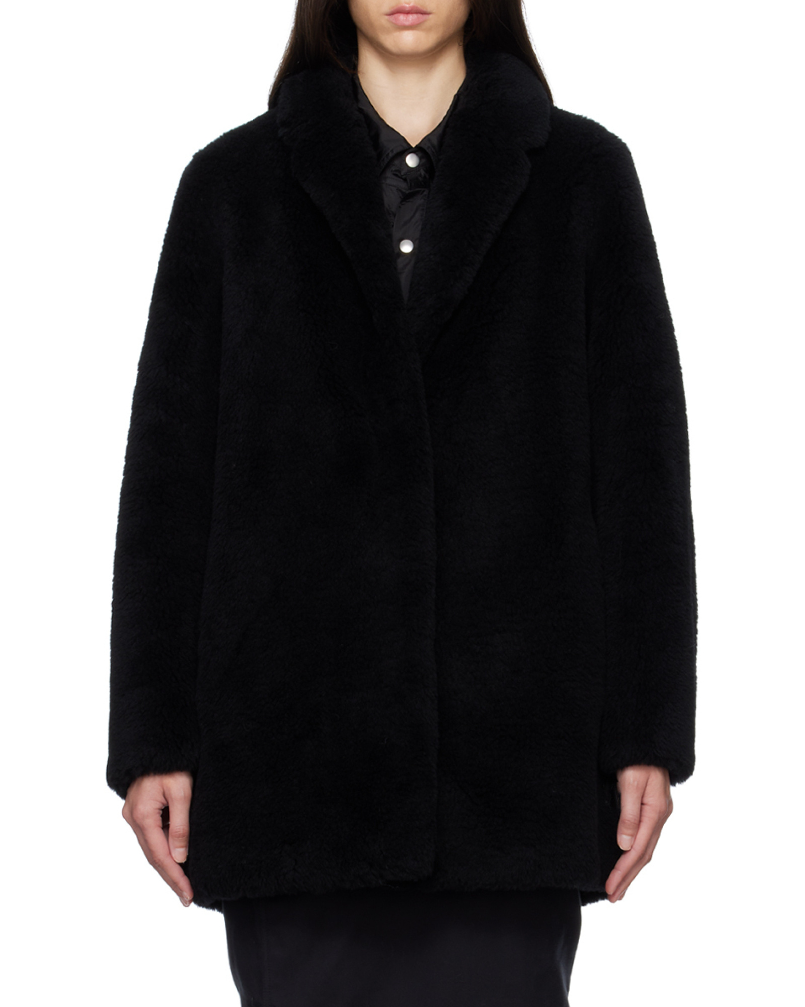 YVES SALOMON LOGO COAT