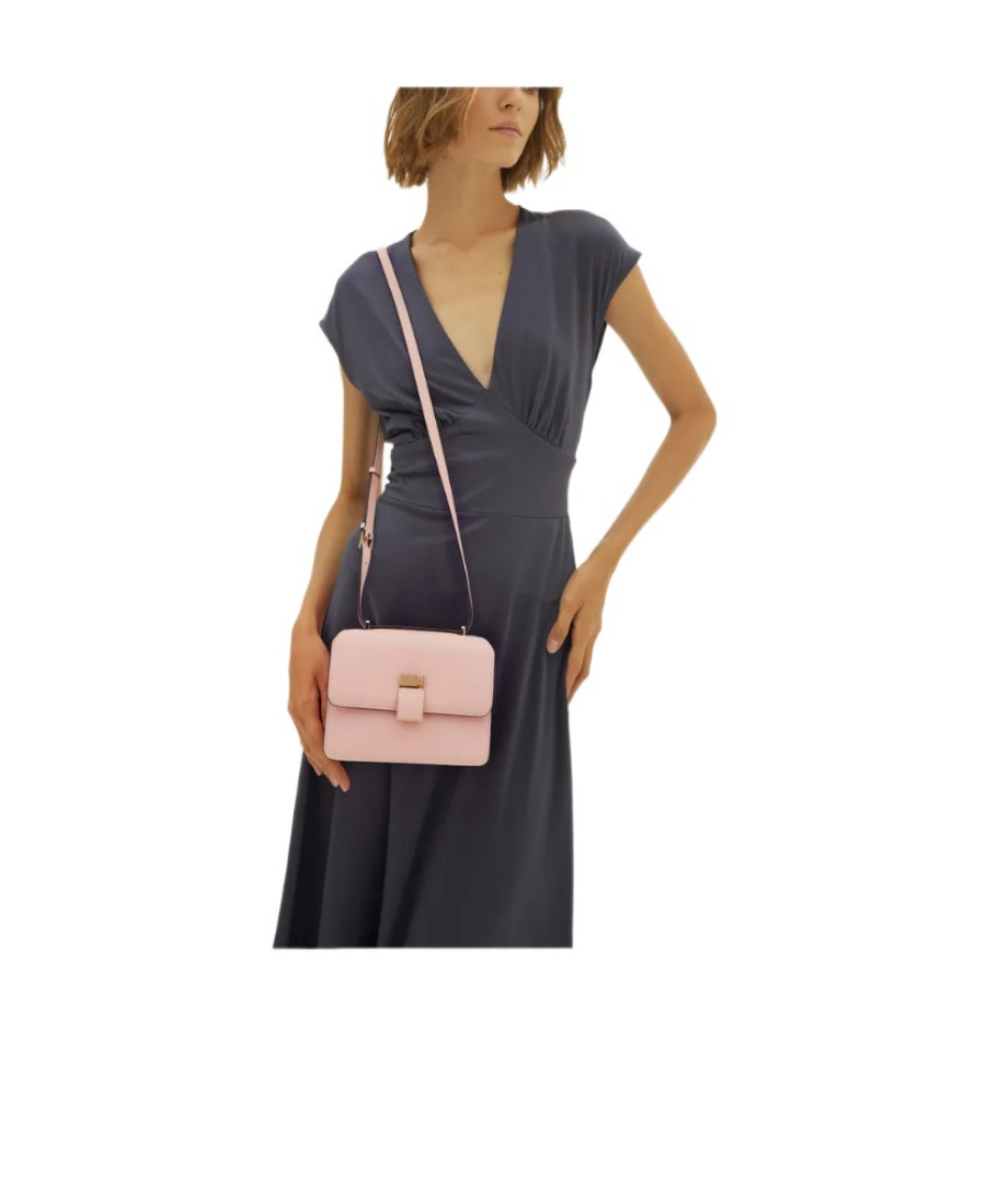 Valextra Nolo Satchel Bag In Pink