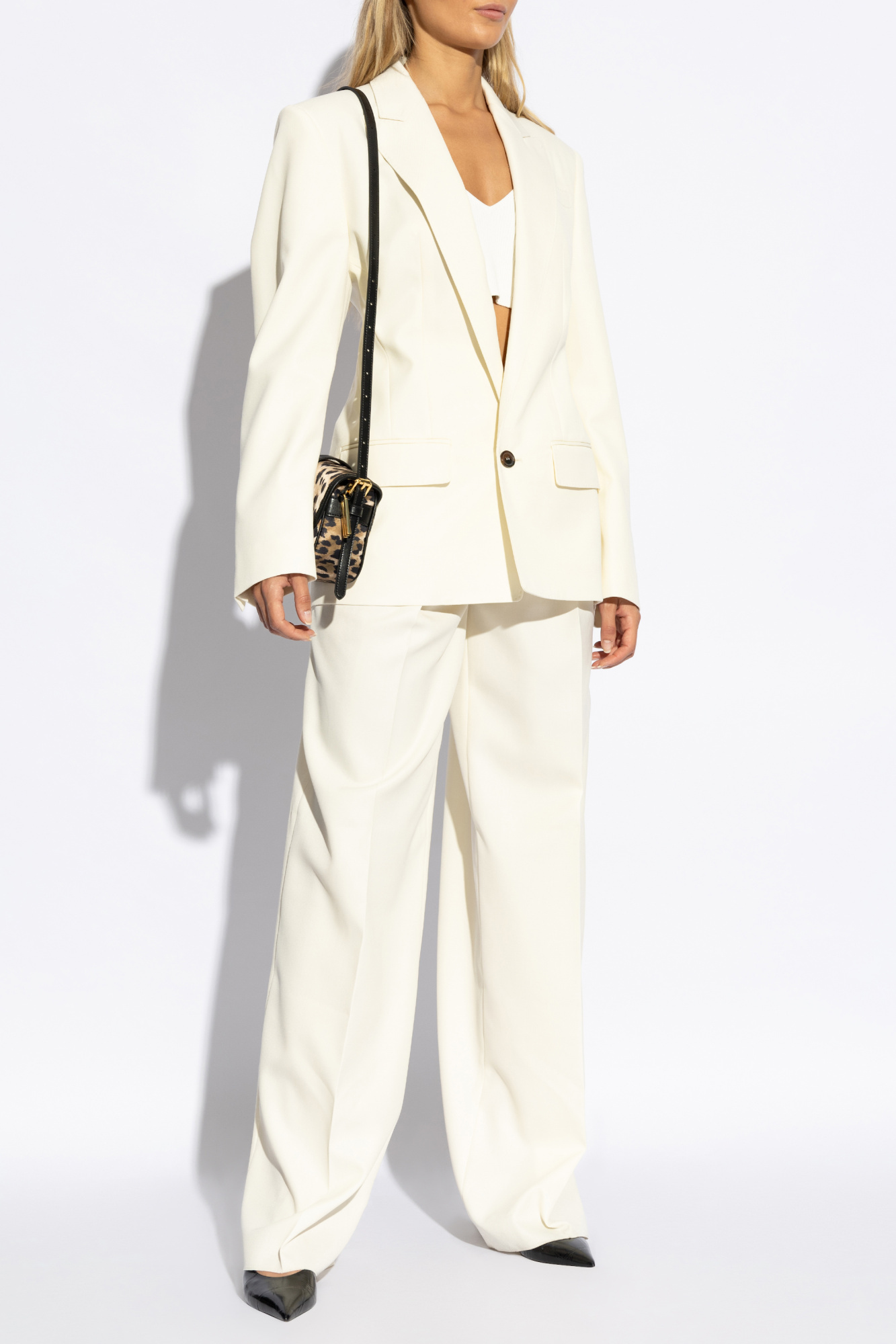 Dsquared2 Oversized Blazer In White