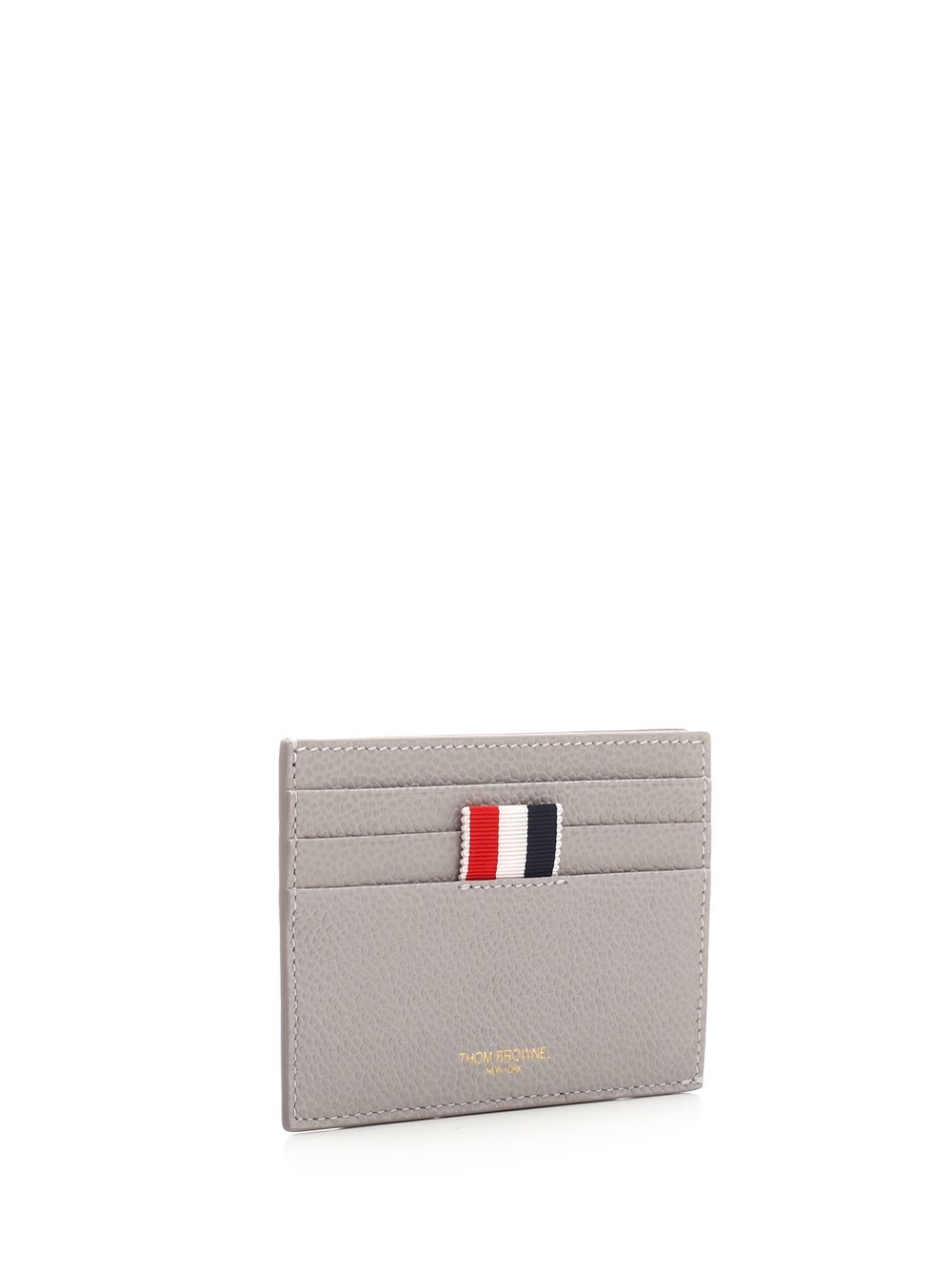 Thom Browne Wallet With Signature Stripe Detail In White