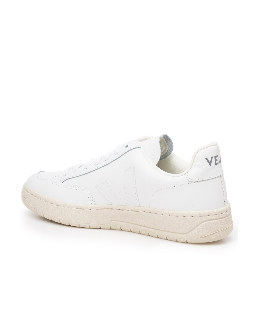 Shop Veja Logo Low-top Casual Shoes In White