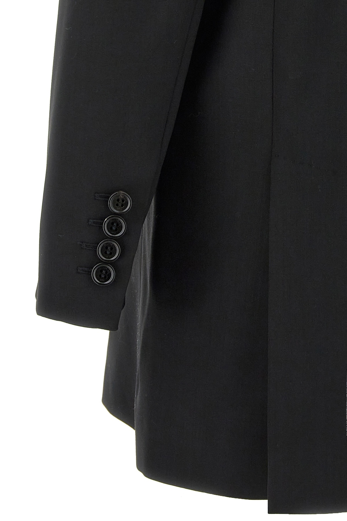 Max Mara Kent Double-breasted Coat In Black