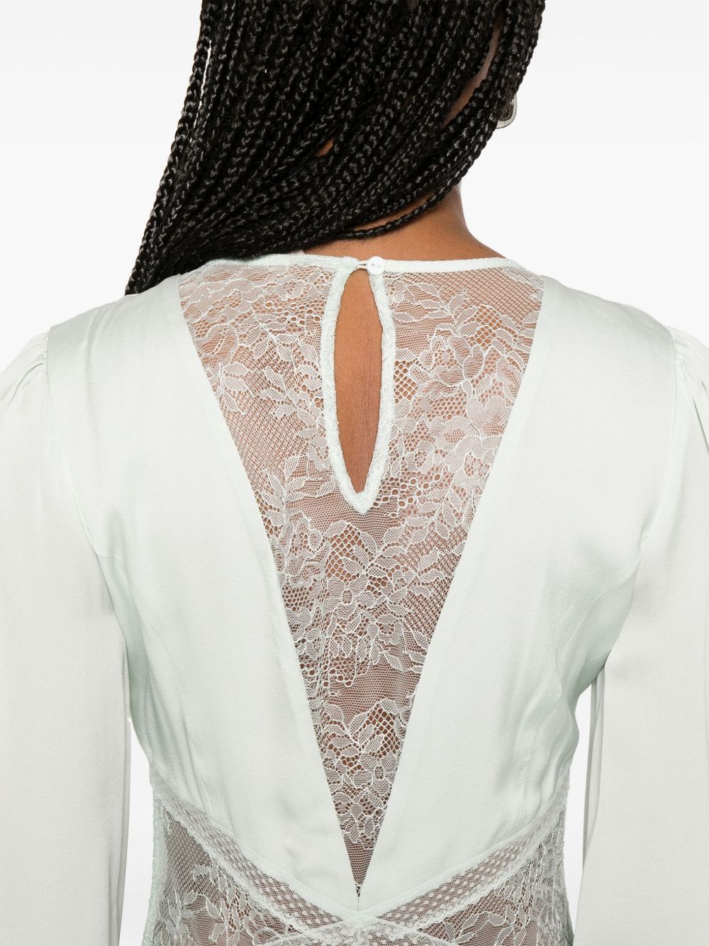Shop Twinset Lace-panels Gown