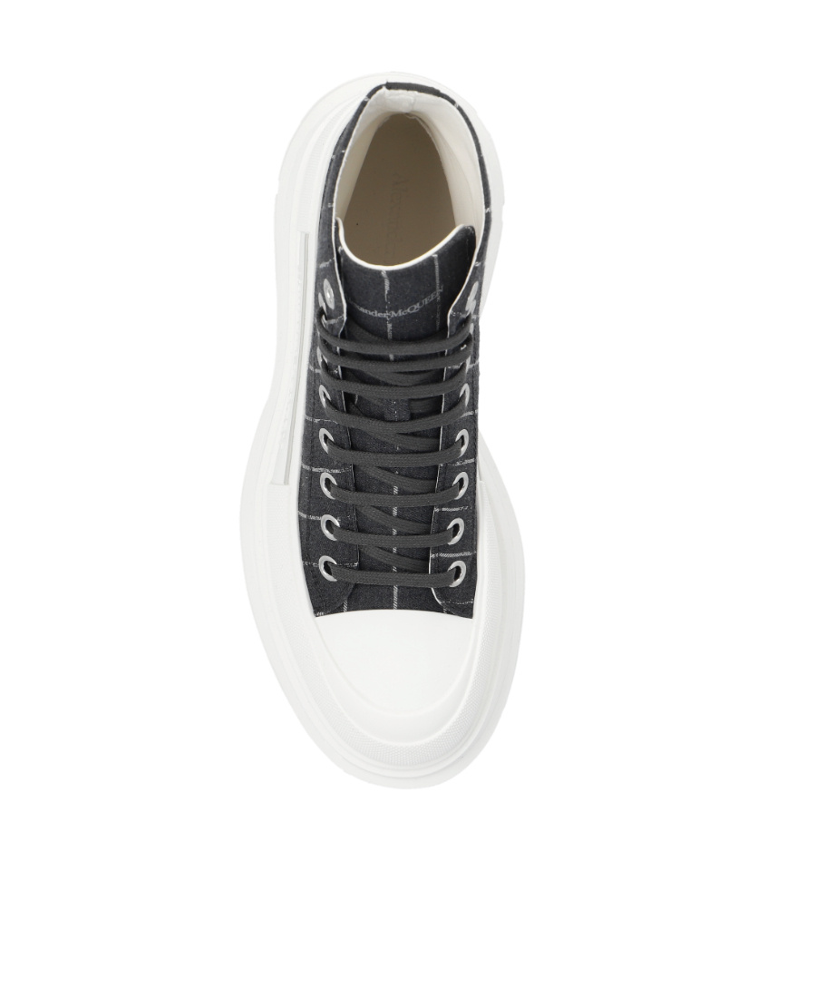 Alexander Mcqueen 70mm Lace-up Chunky Sneakers In White