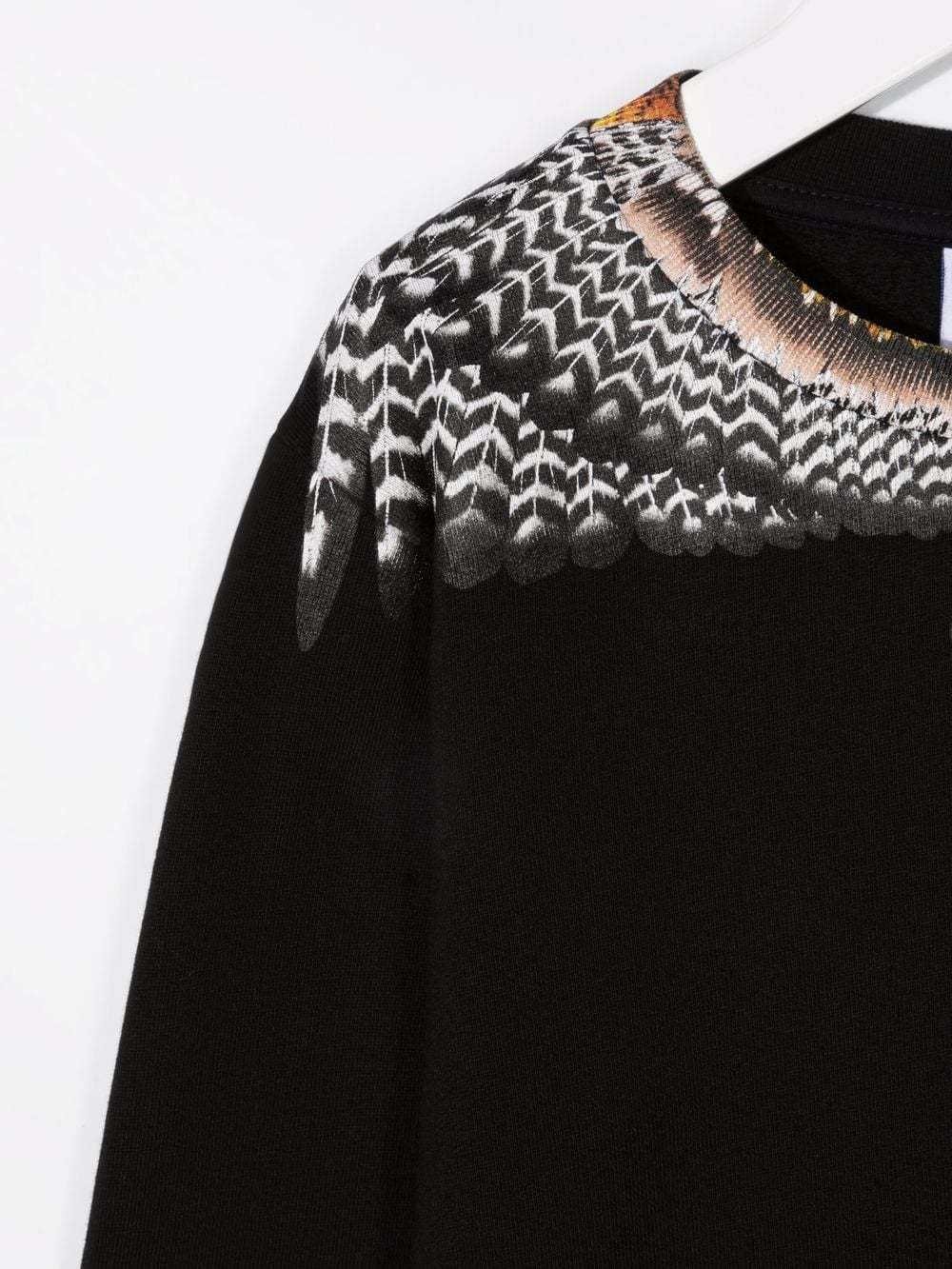 Marcelo Burlon County Of Milan Wings-print Sweatshirt In Black
