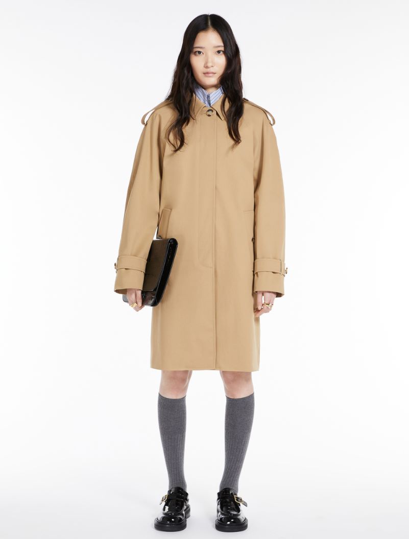 Sportmax Long-sleeved Windbreaker In Nude