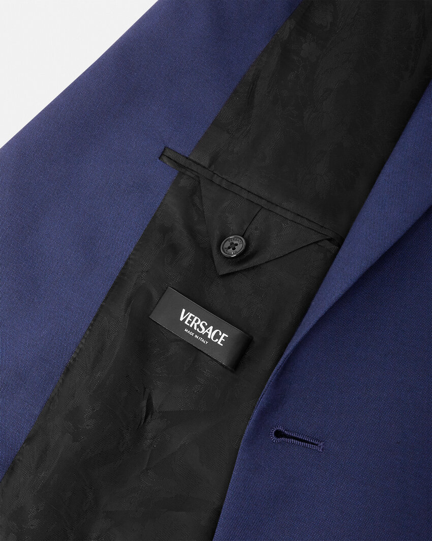 Versace Formal Jacket In Blue