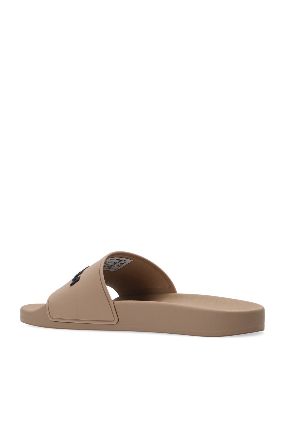 Balenciaga Logo Slide In Brown