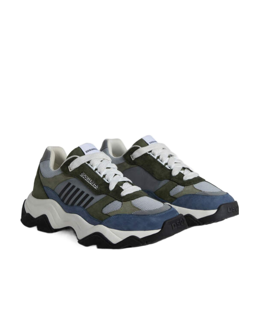 Dsquared2 Lace Up Sneakers In Multicolor