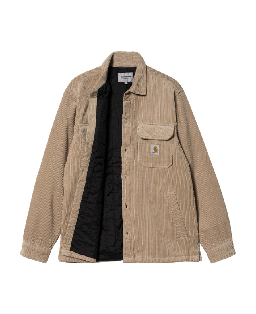 Carhartt Logo-patch Buttoned Shirt In Nude