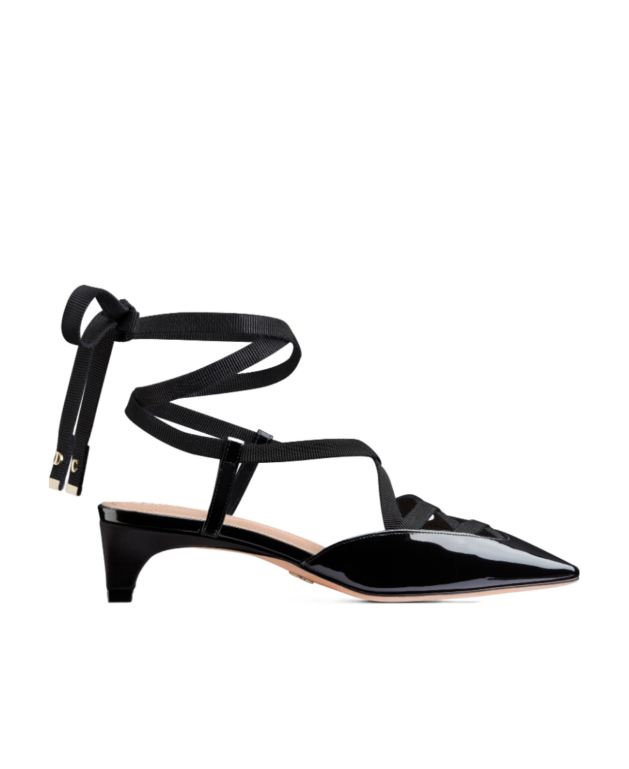 Dior D-envol Laced Pump In Black