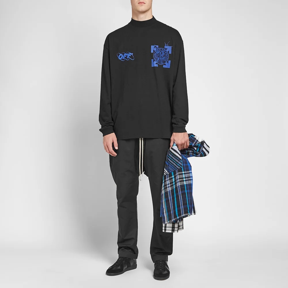 Off-white Printed Sweater In Black