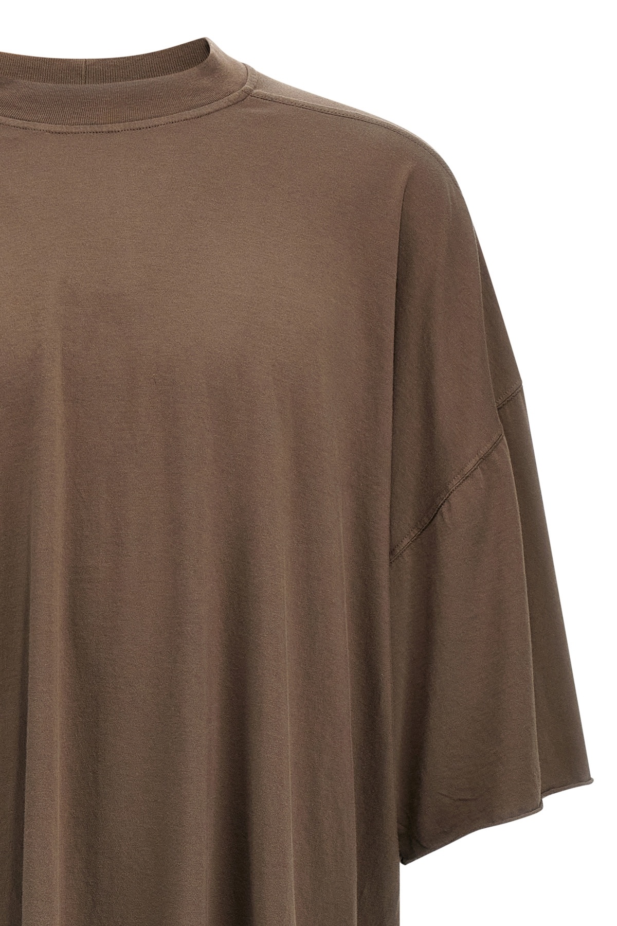 Rick Owens Drkshdw Short-sleeved T-shirt In Brown