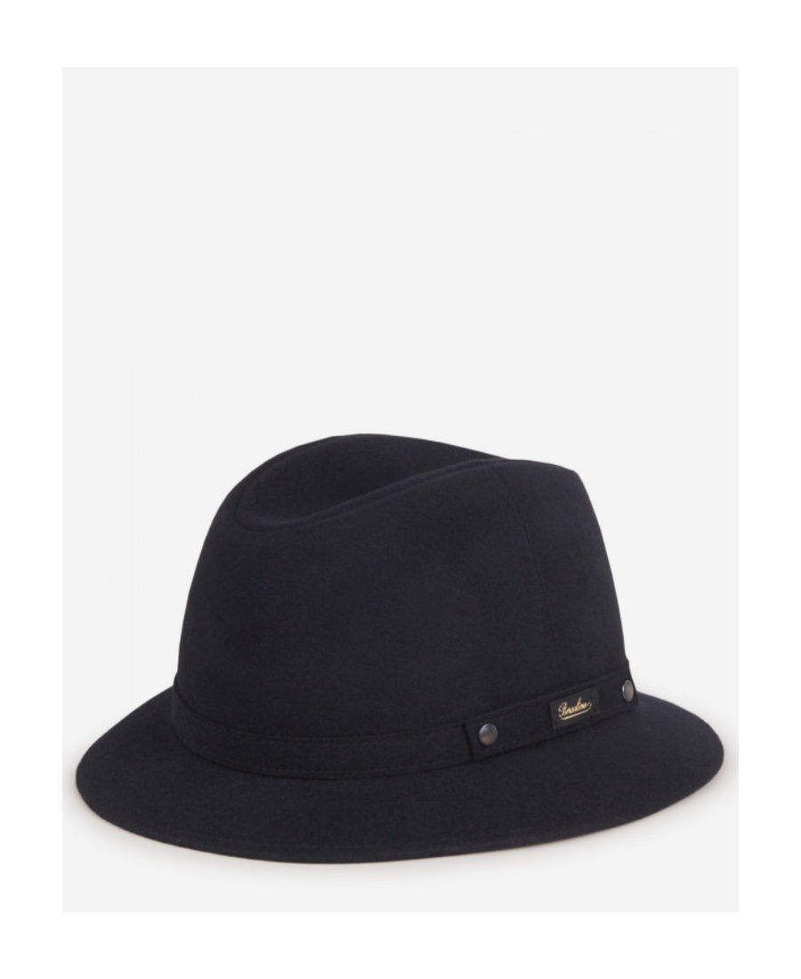 Borsalino Logo Hat In Blue