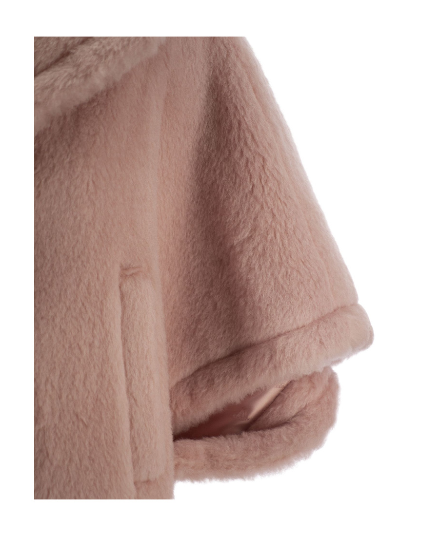 Max Mara Lapel Cloak In Nude