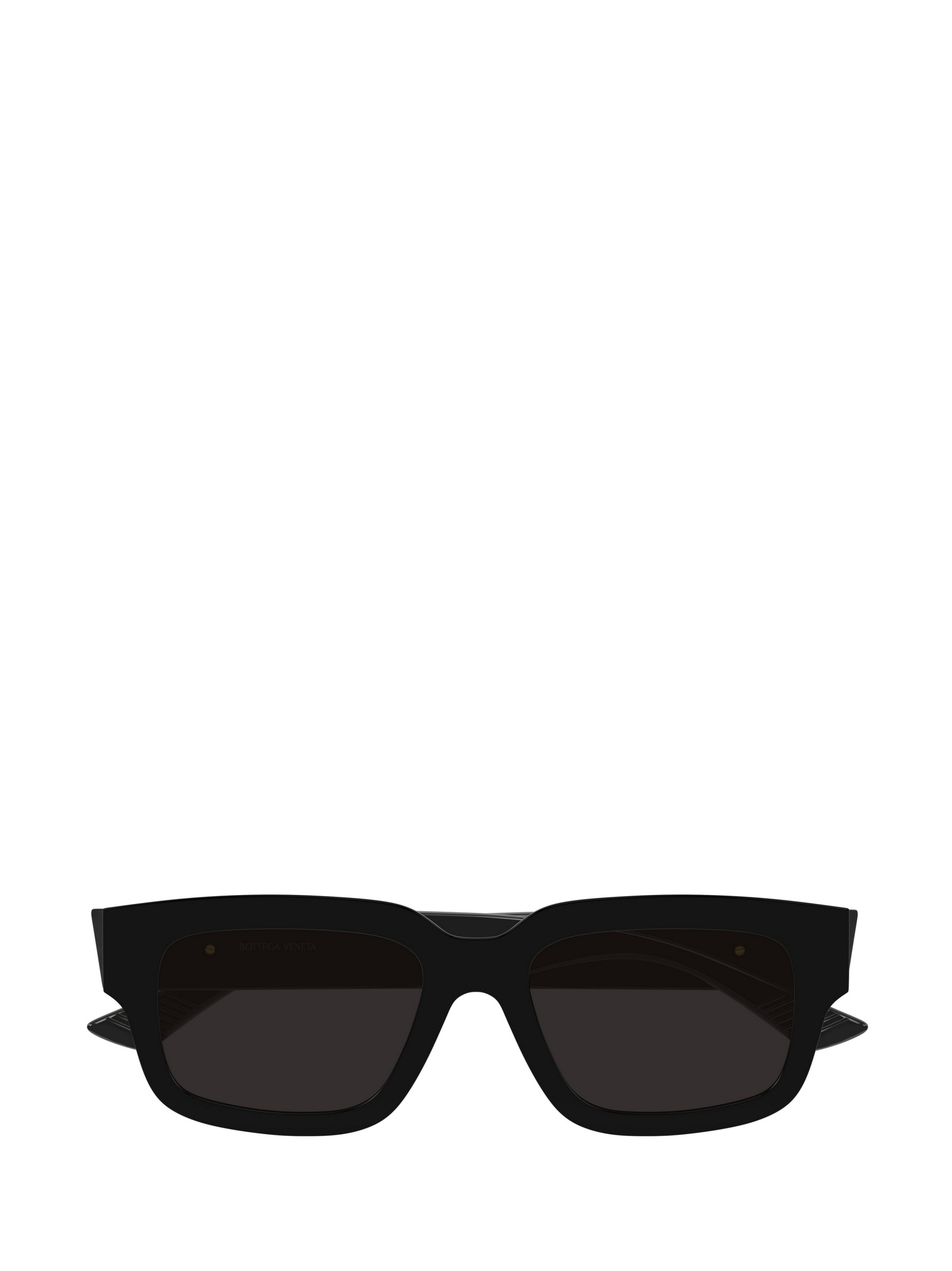 Bottega Veneta Eyewear Ultrathin Squared Sunglasses In Black