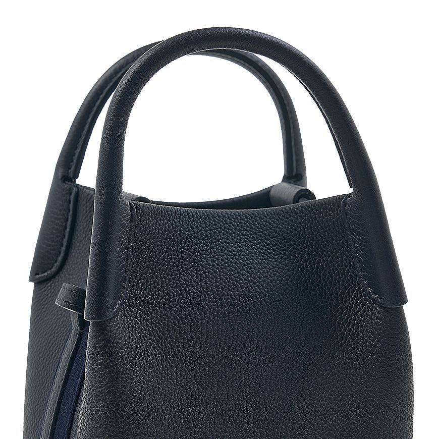 Loro Piana Micro Bale Bag In Black