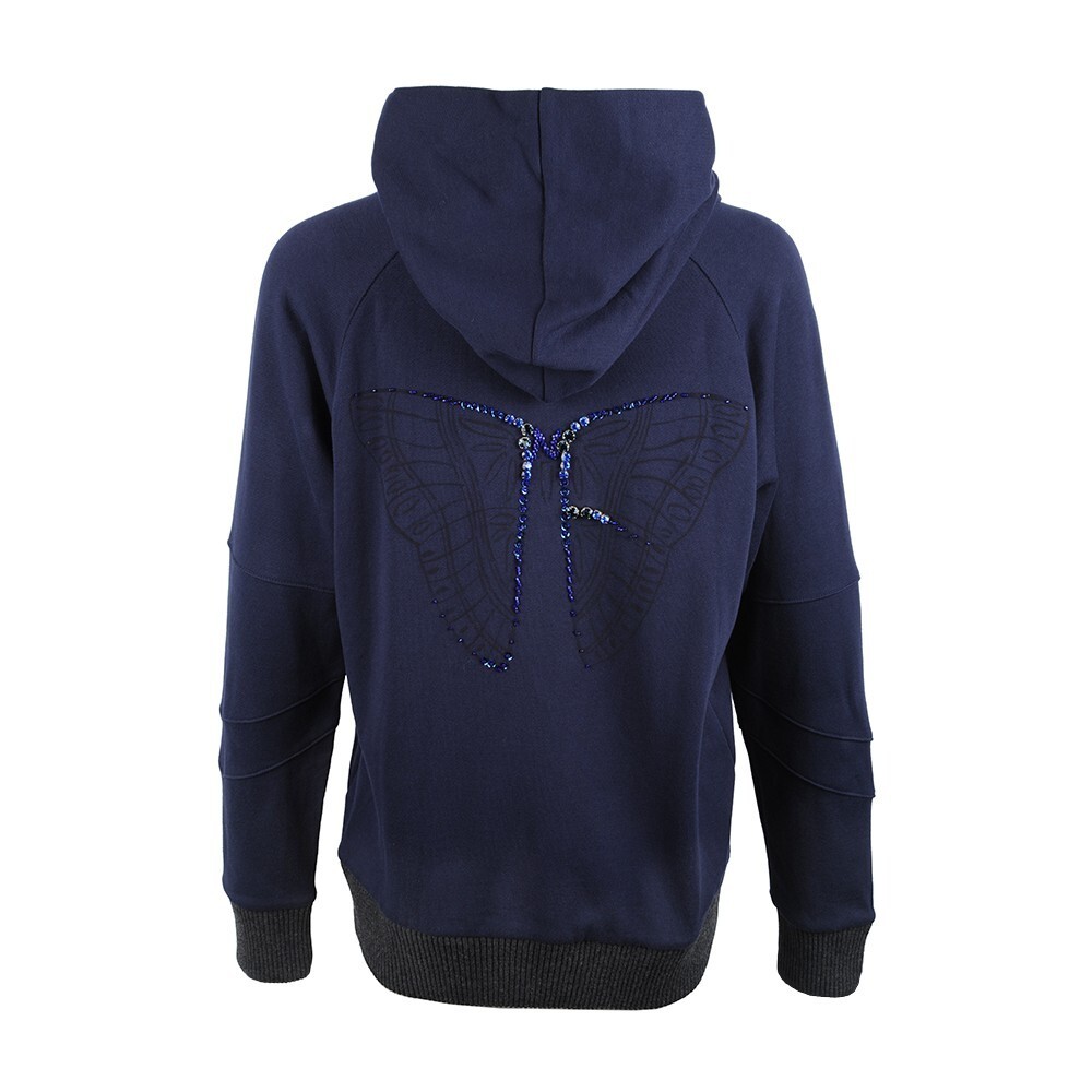 Jo No Fui Hooded Casual Jacket In Black