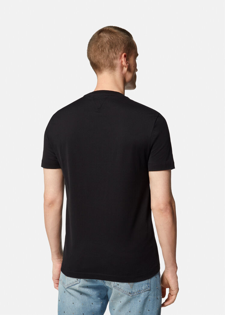 VERSACE STUDDED LOGO T-SHIRT