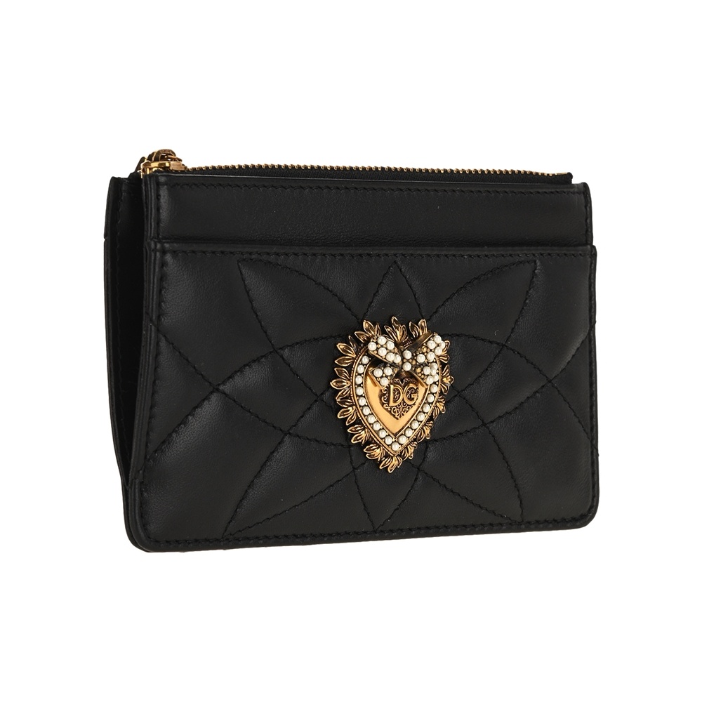 Dolce & Gabbana Devotion Medium Cardholder In Black