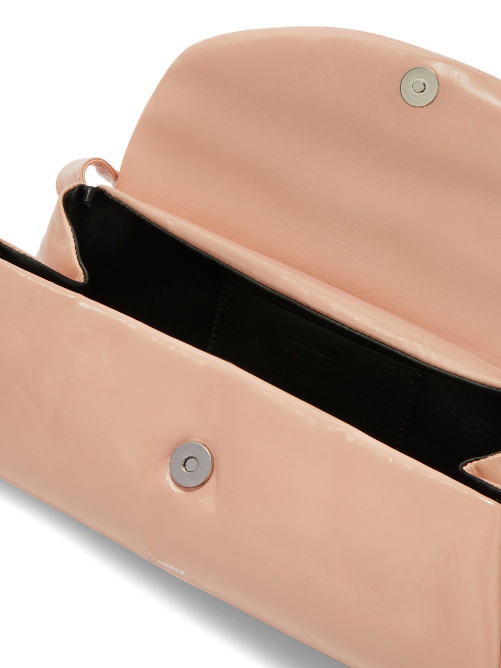 Jil Sander Cannolo Grande Leather Bag In Nude