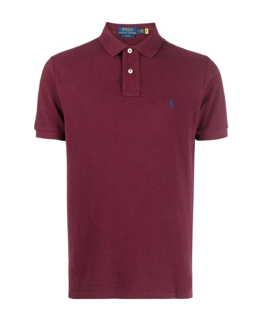 Ralph Lauren Logo-embroidered Cotton Polo Shirt In Red