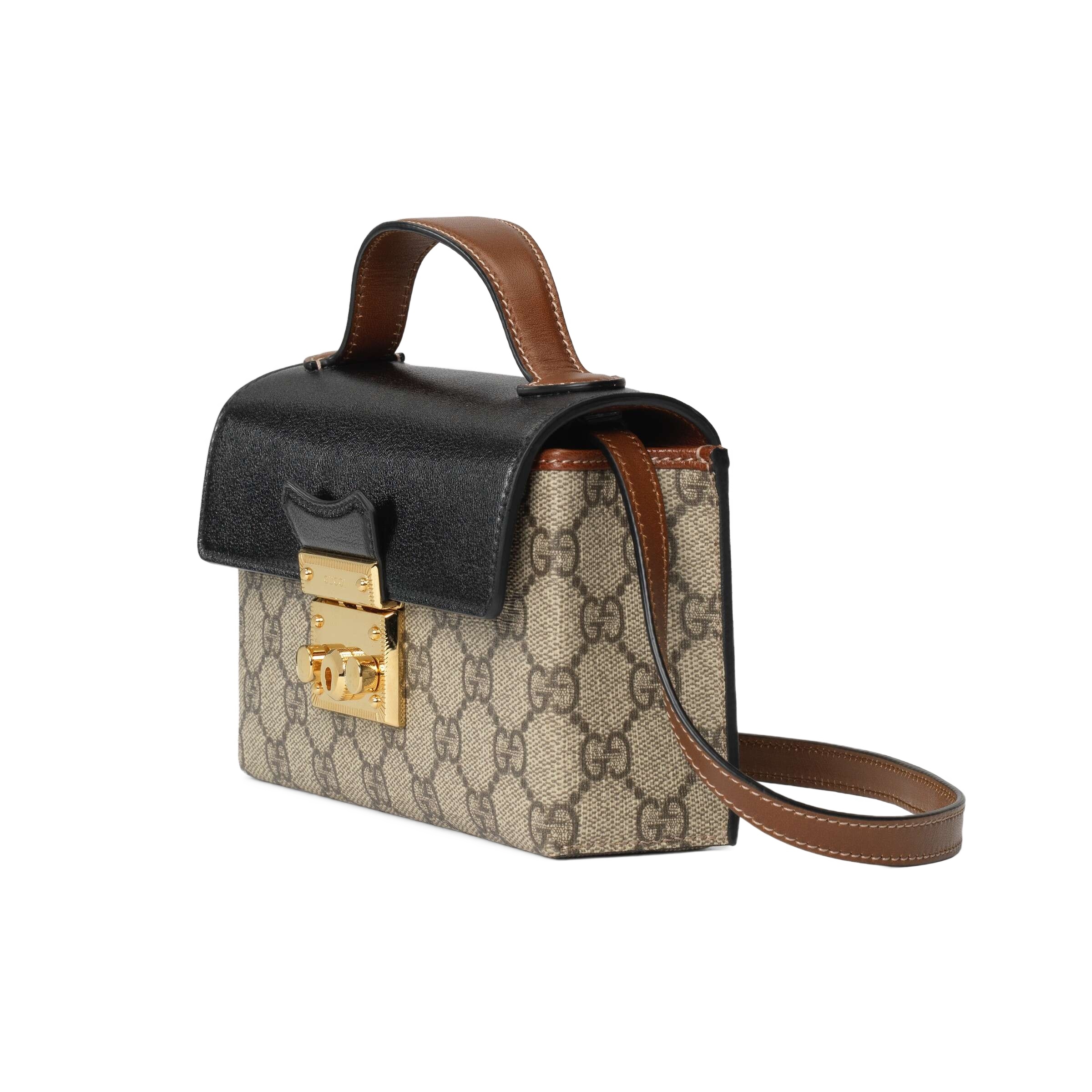 Gucci Padlock Mini Bag In Black