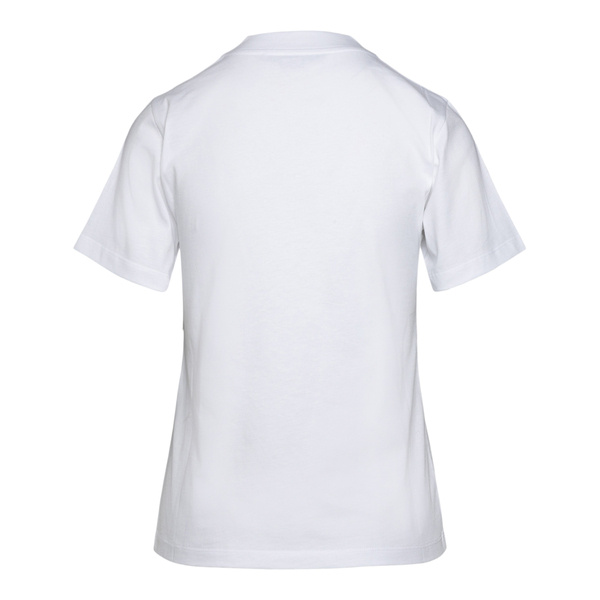 Stella Mccartney T-shirt With Logo Print In White