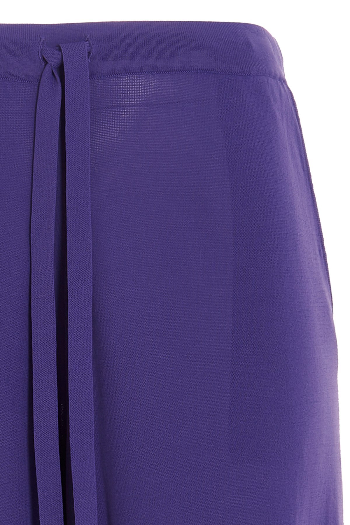 P.a.r.o.s.h Logo Casual Pants In Purple