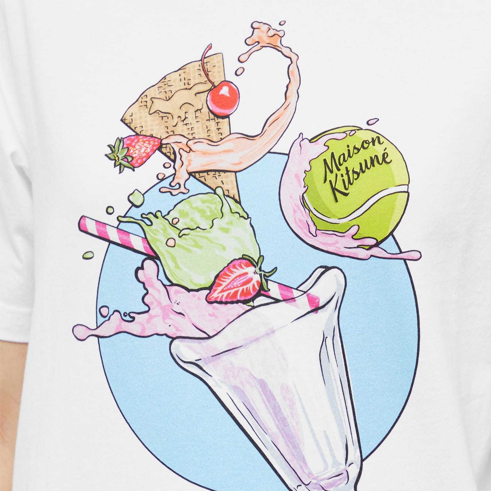 MAISON KITSUNÉ GRAPHIC-PRINT COTTON T-SHIRT