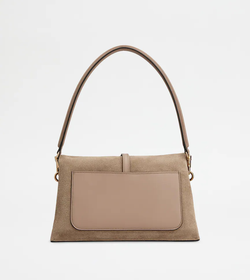 Tod's T Timeless Mini Shoulder Bag In Brown