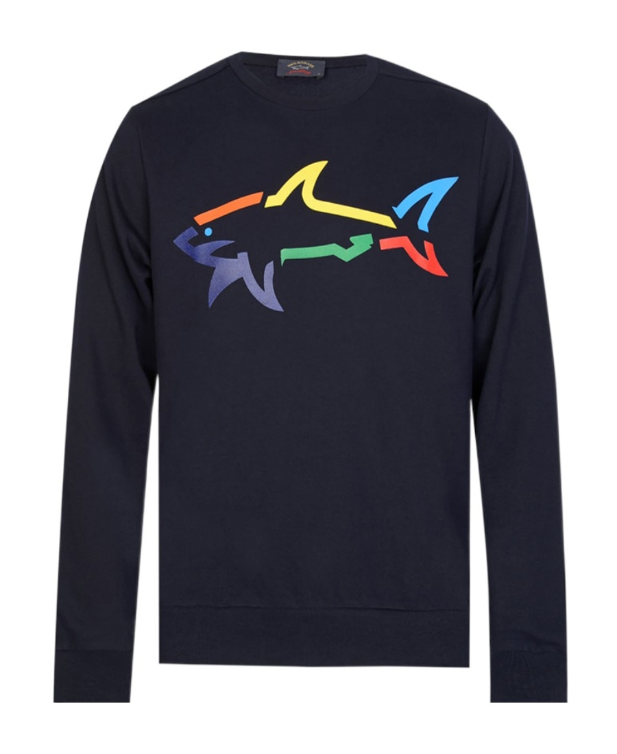 PAUL & SHARK LOGO PATTERN SWEATER